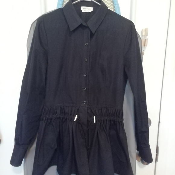 Alexander McQueen Small Cotton Black Dress - Picture 2 of 6